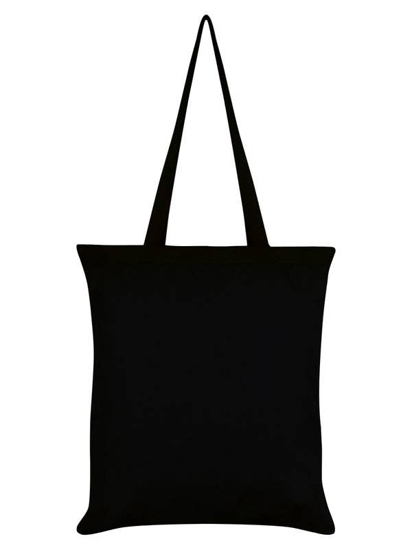 Runs On Anxiety Black Tote Bag