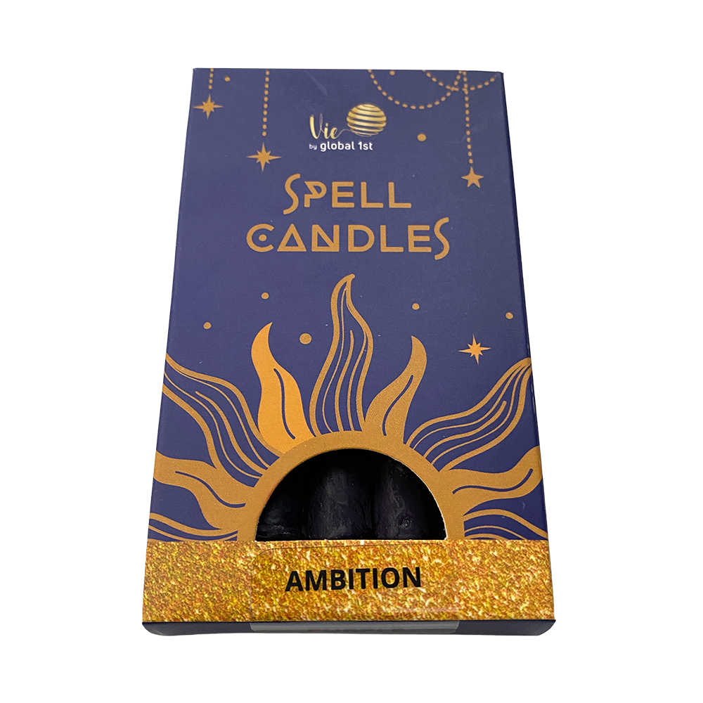 Spell Candles, Handmade & Unscented, Pack of 5