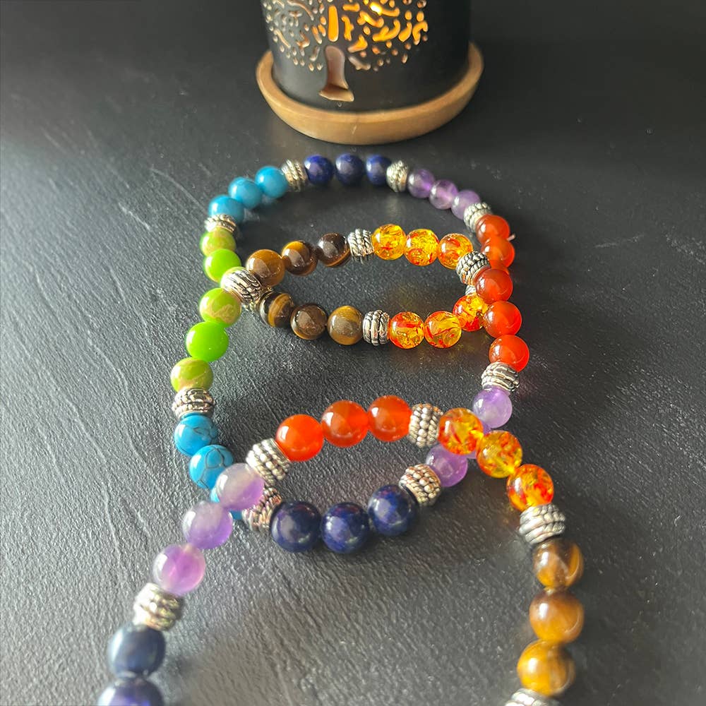 7 Chakra Beads Stretch Bracelet