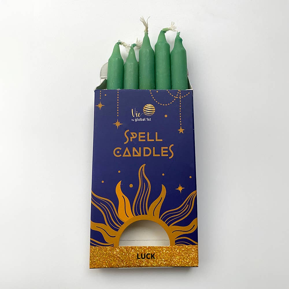 Spell Candles, Handmade & Unscented, Pack of 5